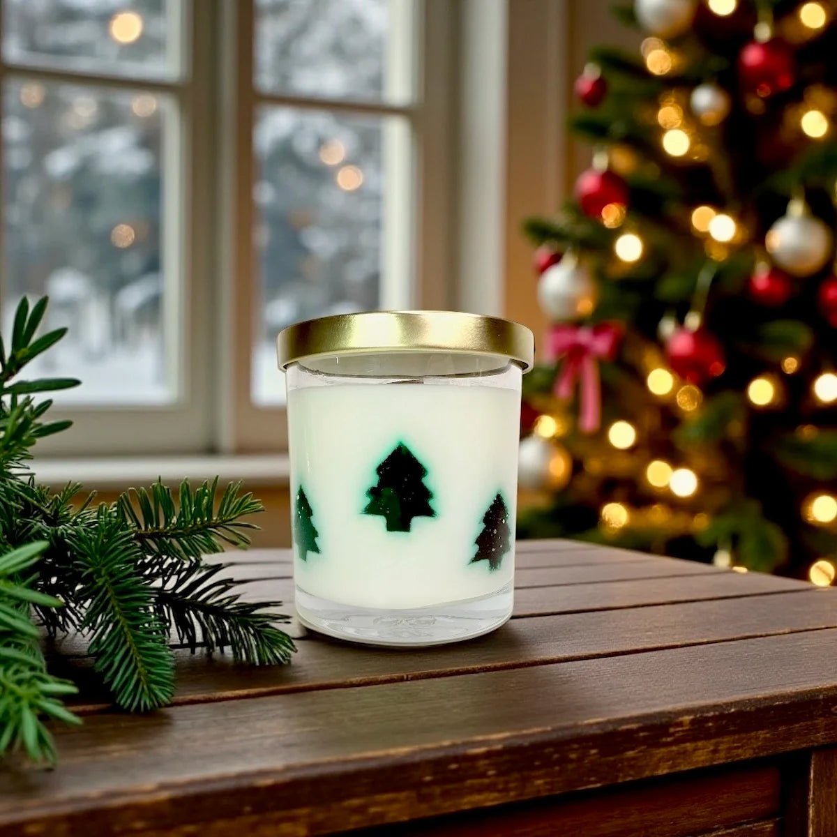 Lumânare Parfumatǎ de Iarna - Dǎ - mi Timp Acasǎ - 300g - Lumos Candles