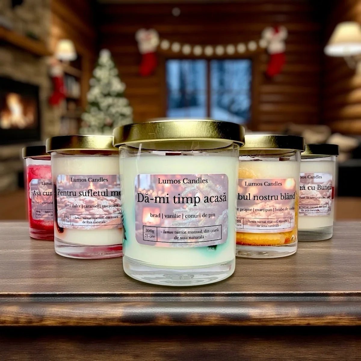 Colectia Inapoi Acasa - Lumanari Parfumate de Iarna si Craciun - Lumos Candles