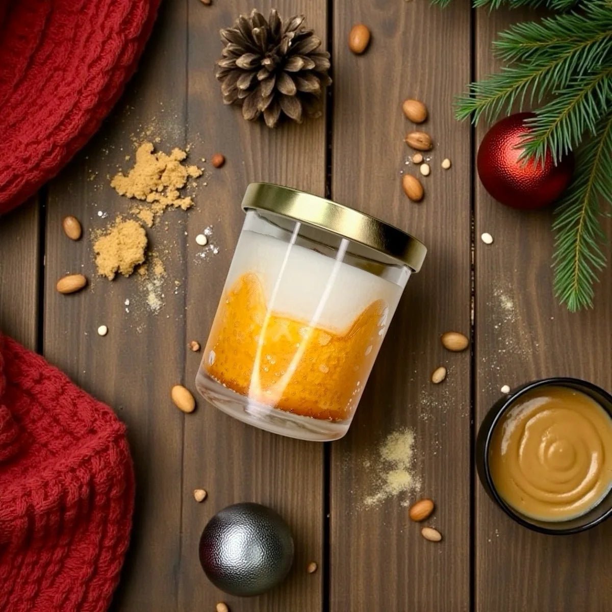 Lumanare Parfumata de Iarna - Cuibul Nostru Bland - 300g - Lumos Candles