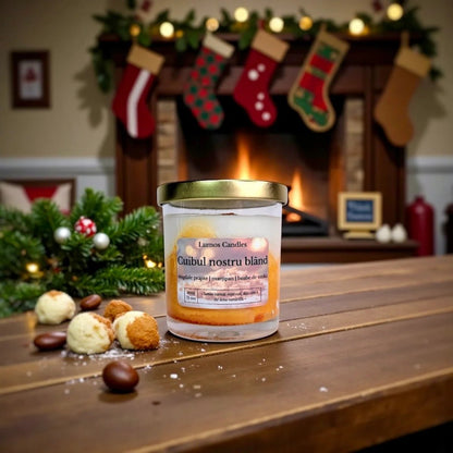 Lumanare Parfumata de Iarna - Cuibul Nostru Bland - 300g - Lumos Candles