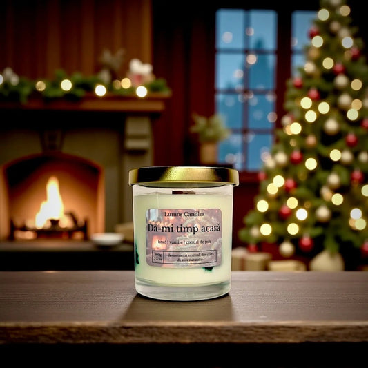 Lumanare Parfumata de Iarna - Da - mi Timp Acasa - 300g - Lumos Candles