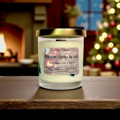 Lumanare Parfumata de Iarna - Da - mi Timp Acasa - 300g - Lumos Candles