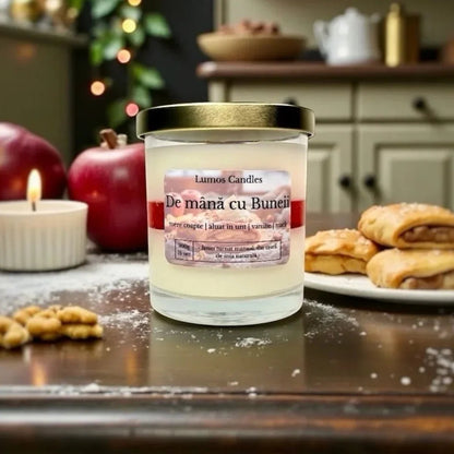 Lumanare Parfumata de Iarna - De Mana Cu Buneii - 300g - Lumos Candles