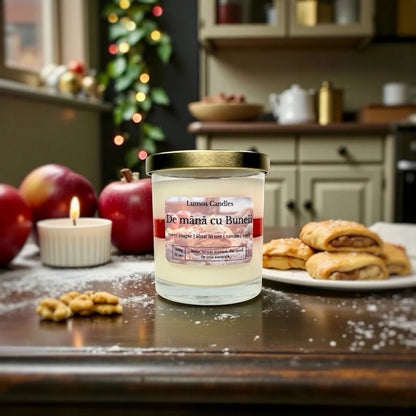 Lumanare Parfumata de Iarna - De Mana Cu Buneii - 300g - Lumos Candles