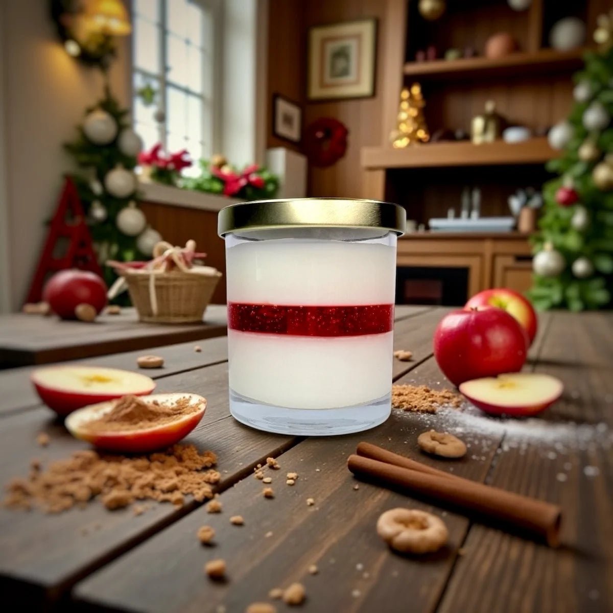 Lumânare Parfumatǎ de Iarna - De Mânǎ Cu Buneii - 300g - Lumos Candles