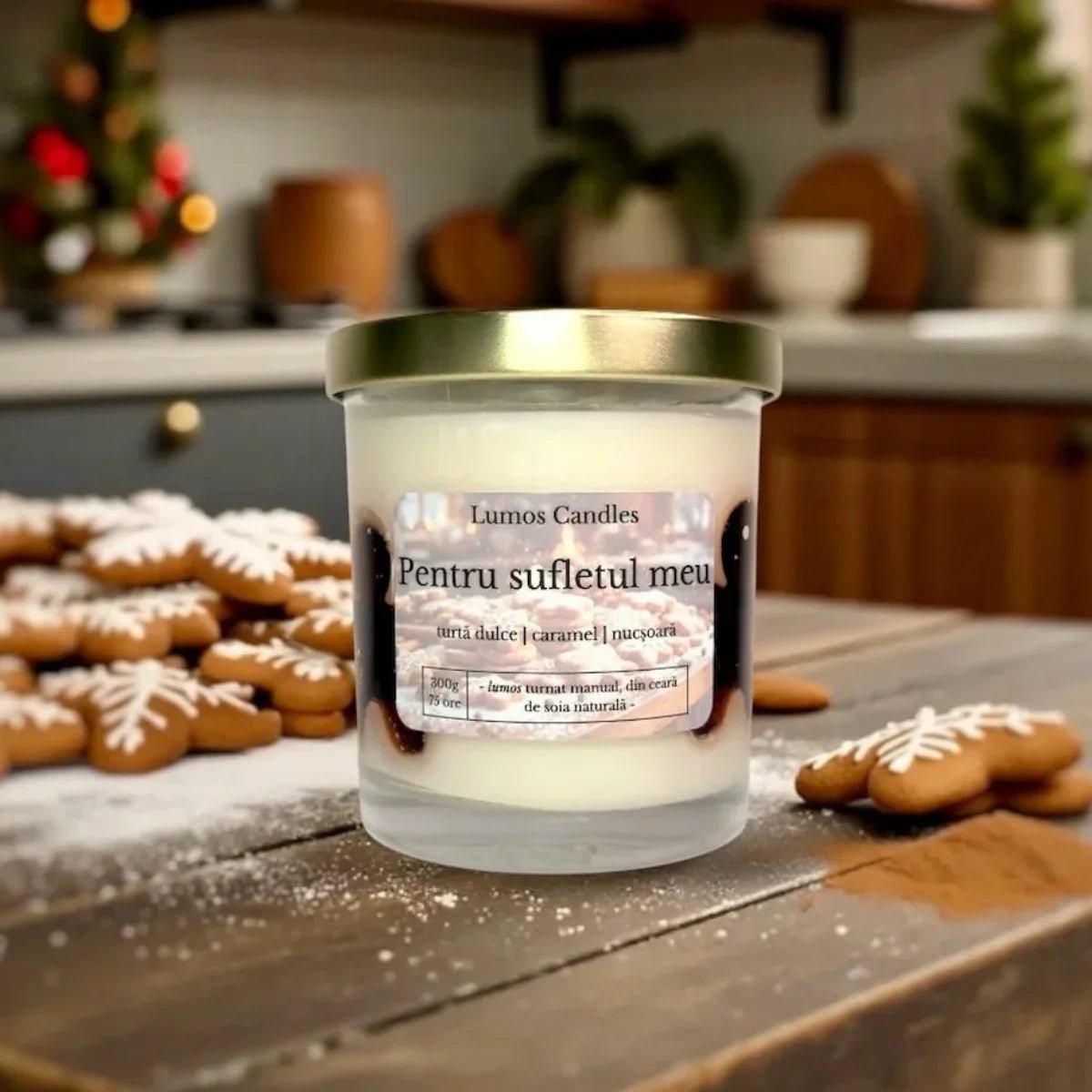 Lumanare Parfumata de Iarna - Pentru Sufletul Meu - 300g - Lumos Candles