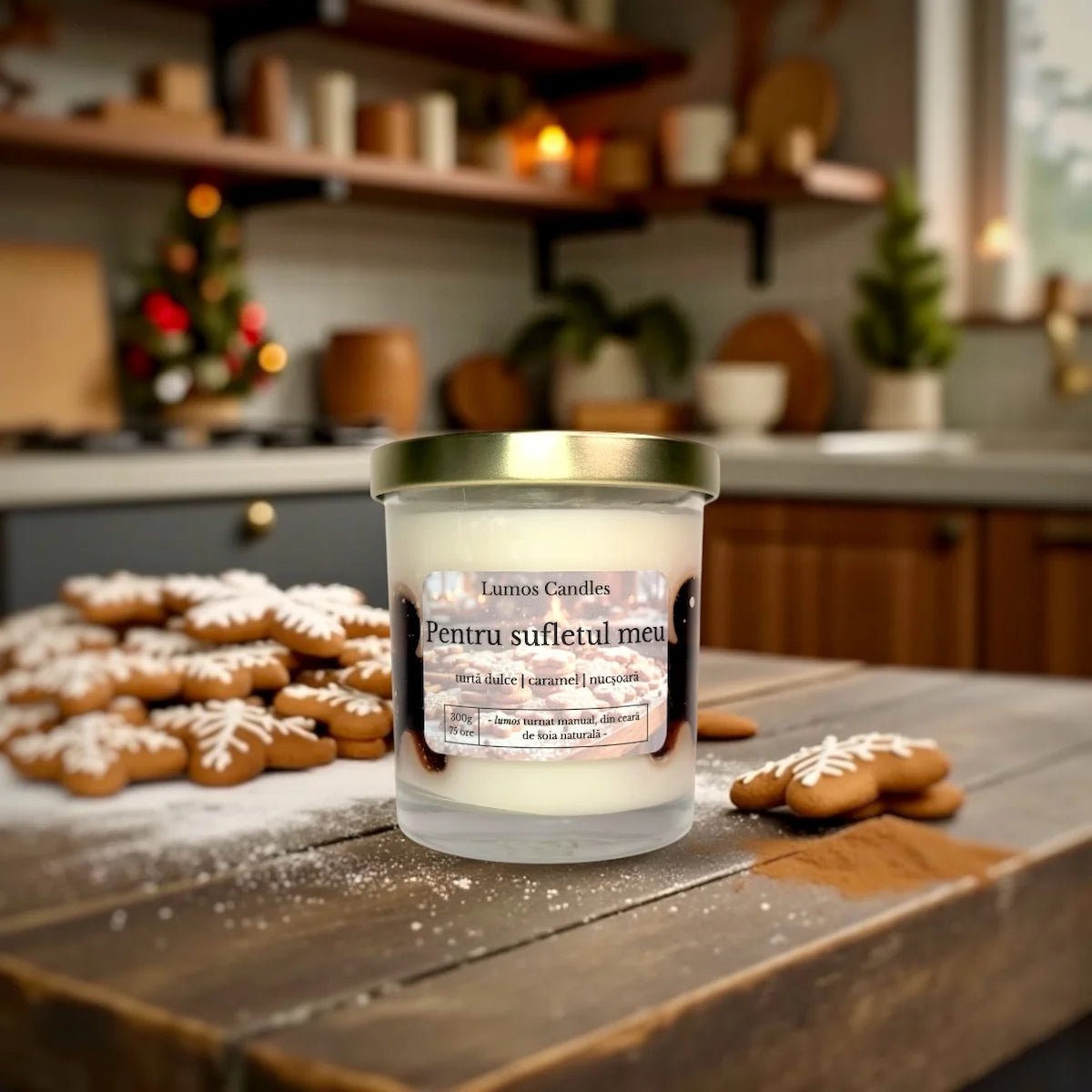 Lumanare Parfumata de Iarna - Pentru Sufletul Meu - 300g - Lumos Candles