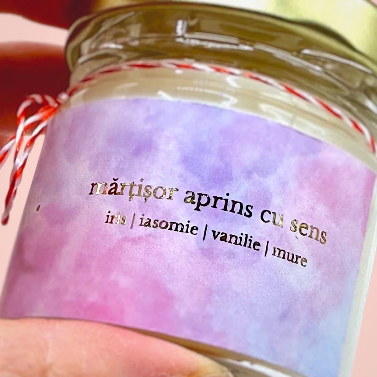 Lumanare Parfumata de Martisor - Primavara Te Gaseste - 40g - Lumos Candles