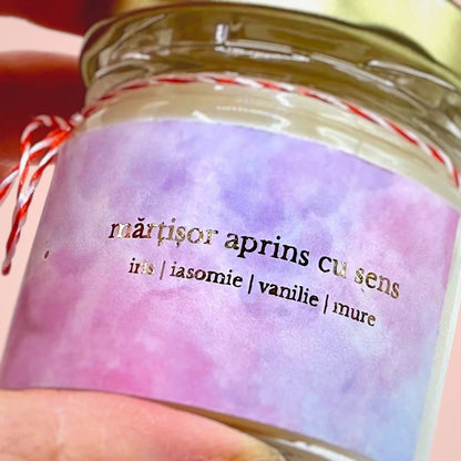 Lumanare Parfumata de Martisor - Primavara Te Gaseste - 40g - Lumos Candles