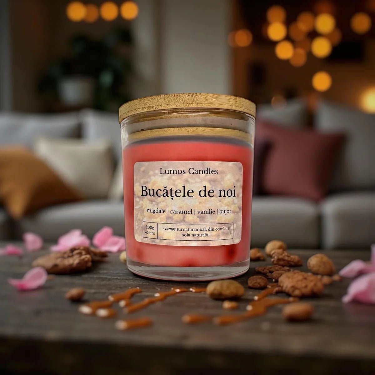 Lumanare Parfumata de Toamna - Bucatele De Noi - 200g - Lumos Candles